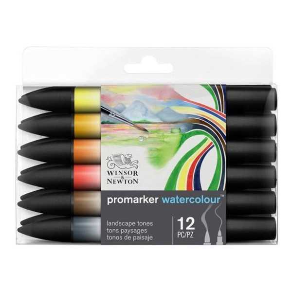 alt-promarker-watercolour-winsor-newton-12-markers-landscape-arte21online