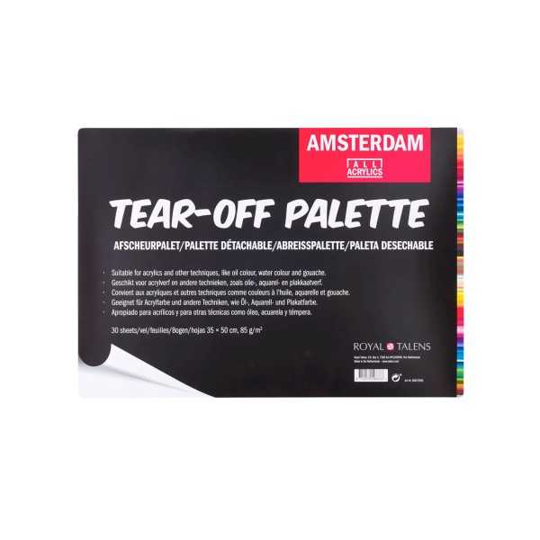 Royal Talens Amsterdam Acrylic Paint Tear-off Palette XL 35x50 cm