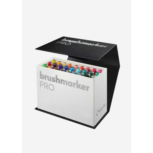 KARIN Mini Box de 26 Rotuladores Karin Brushmarker Pro + Blender