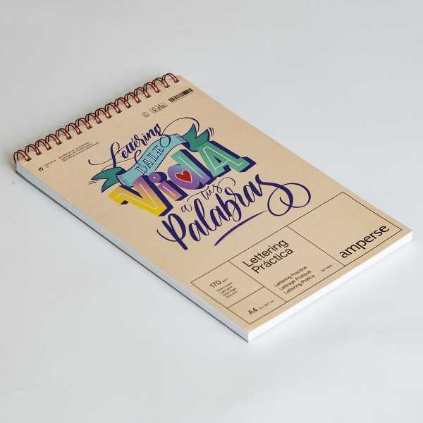 AMPERSE Cuaderno Especial para Lettering 50 Hojas 170gr.