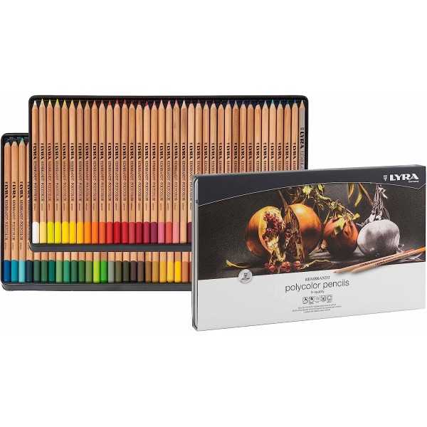 LYRA REMBRANDT POLYCOLOR Pencil Box 72 Colours
