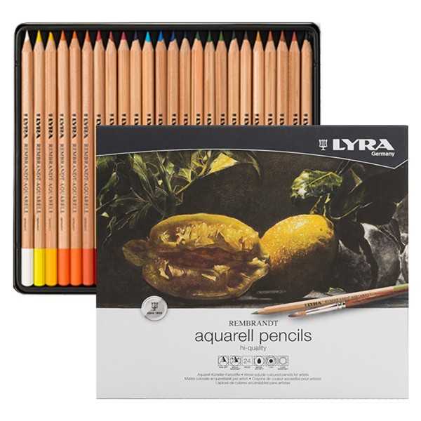 LYRA REMBRANDT AQUARELL Pencil Box 24 Colours