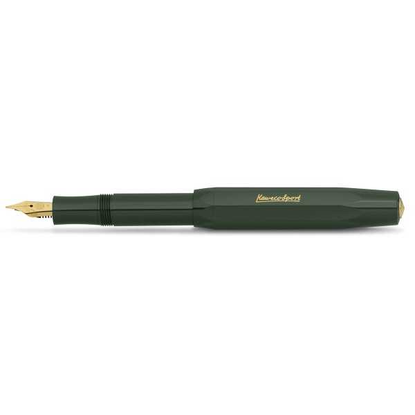 KAWECO CLASSIC SPORT Fountain Pen Green + Clip