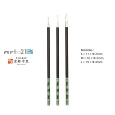 Nakasato Japanese White Synthetic Fibre Brush BESSEI MENSO (NYM)
