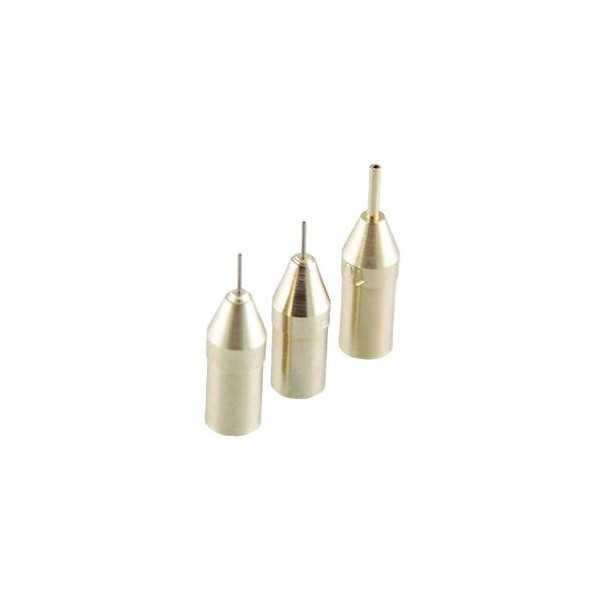 Set of 3 Nozzles for Threaded Metal Pipettes