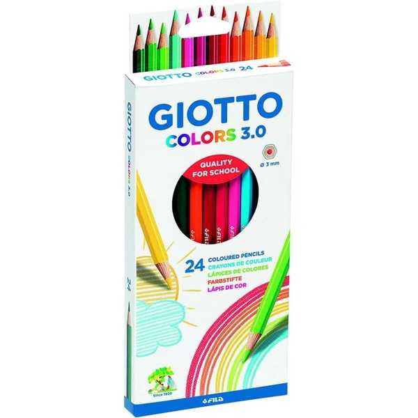 GIOTTO Colors 3.0 Set de 24 Lápices de Colores