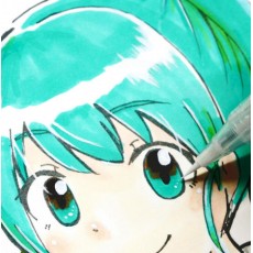 ZIG KURETAKE White Marker Cartoon Cartoon Ultra Fine Brush