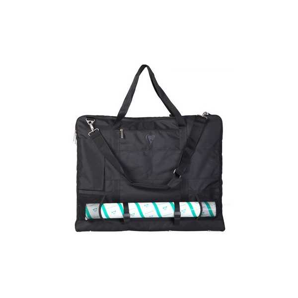 Bolsa Bellas Artes Nylon Negra reforzada goma interior 60x70cm. - ClaireFontaine