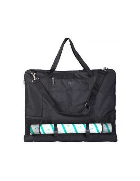 Bolsa Bellas Artes Nylon Negra reforzada goma interior 60x70cm. - ClaireFontaine