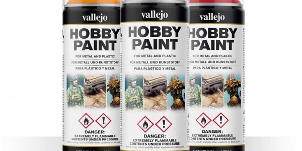 Hobby Paint Vallejo, sprays para modelistas